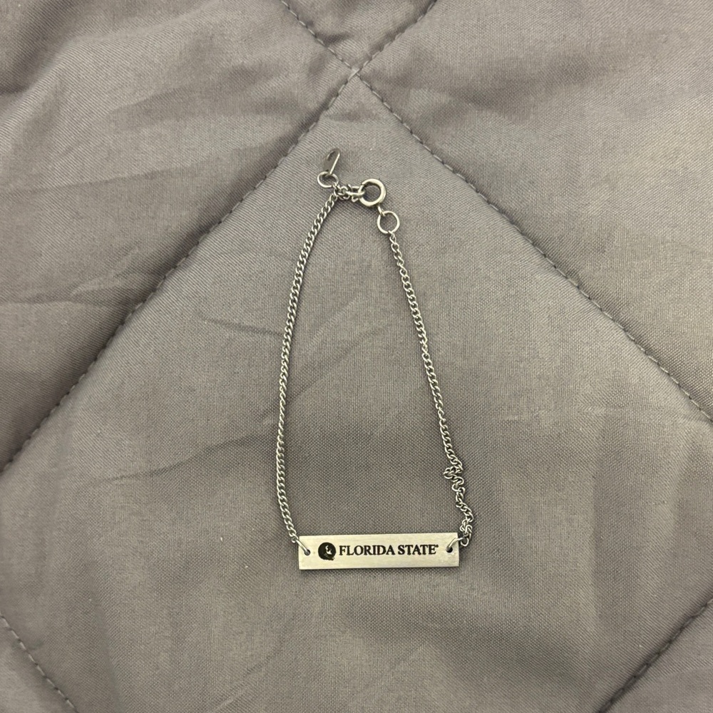 Florida State Women's Silver Bracelet